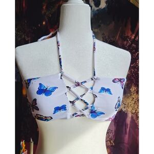 Shein Butterfly Bikini Top
